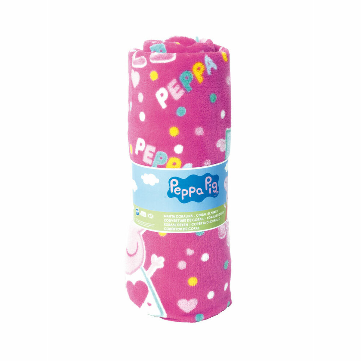 Deka Peppa Pig Cosy Corner Roza (95 x 150 cm)